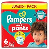 PAMPERS Pannolini da infilare, taglia 6 Giant 54S