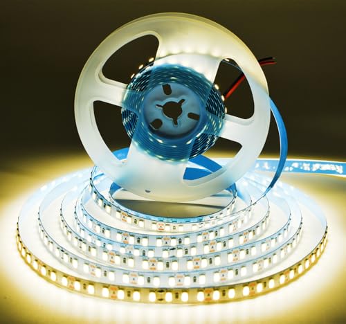 Tira LED 12V 5m 600 LEDs Blanco Neutro 4000K No impermeable miniatura 1