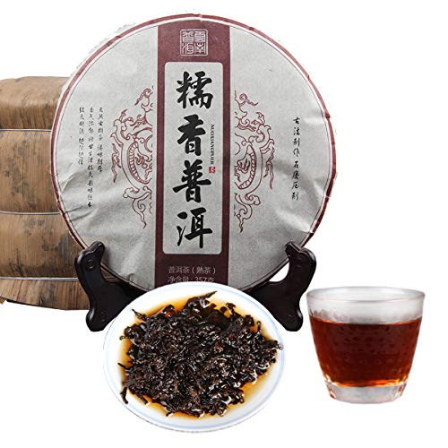 通用 Té de puerro Rojo Té de puerh cocido Arroz glutinoso Fragante 357g Té de puerro Negro Yunnan