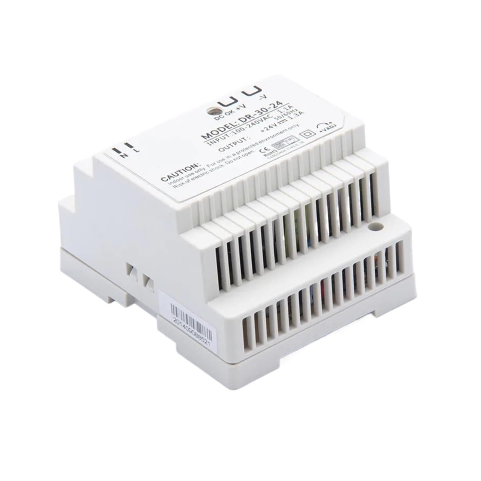 Alimentation sur rail DIN anti coupure pour interphone et automatisme DR-30W
