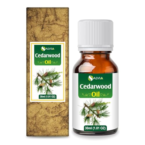 Image of Salvia Cedarwood Oil (Cedrus atlantica) Essential Oil for Aromatherapy & DIY Blends - Woody Oil for Skincare, Massage & Fragrance Use - 30 ml / 1.01 fl oz