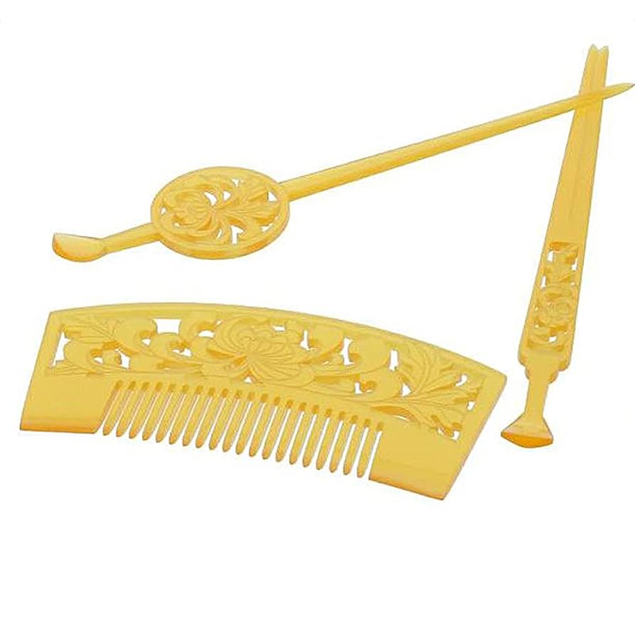 花魁　簪　一式セット　鼈甲 81EYnnM2pCL._UY350_.jpg