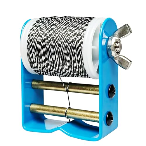 - QI HUO JU - Archery Bow String Serving Thread Jig 131 yard/120m Bow Serving String 3-Strands String Thread Tool for Compound Bow Tying Peep Sight Nock Accessories (Black-White)