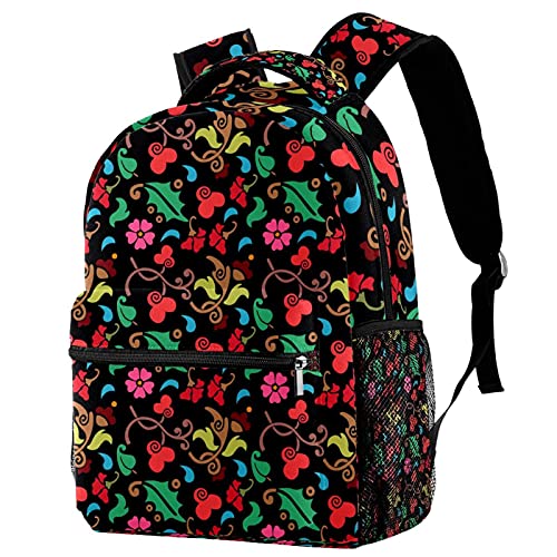 Sac à dos pour garçons et filles avec motif fleur florale, le compagnon idéal des sorties