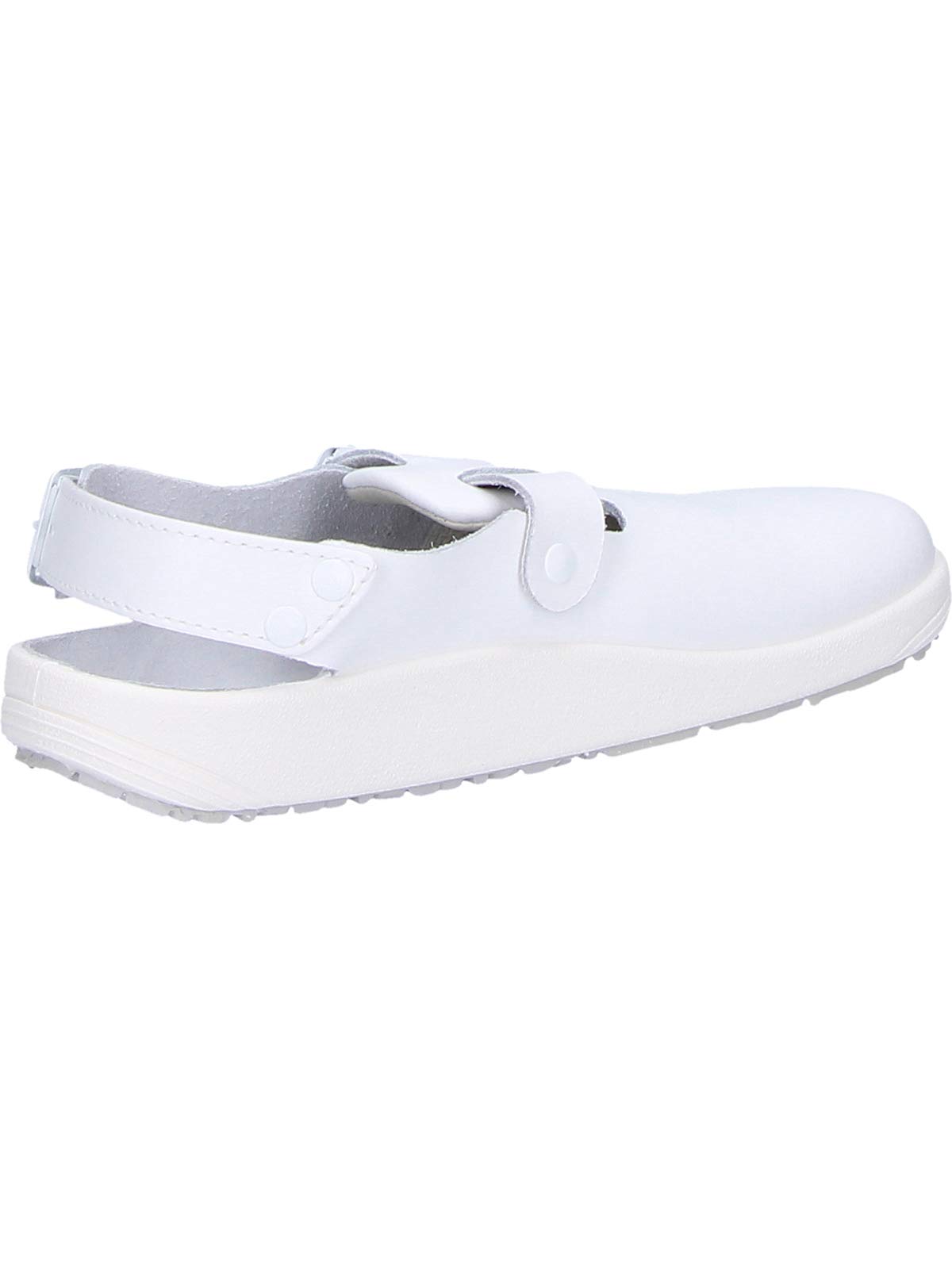 Abeba - Zuecos de Cuero para Hombre Blanco Blanco Blanco Blanco