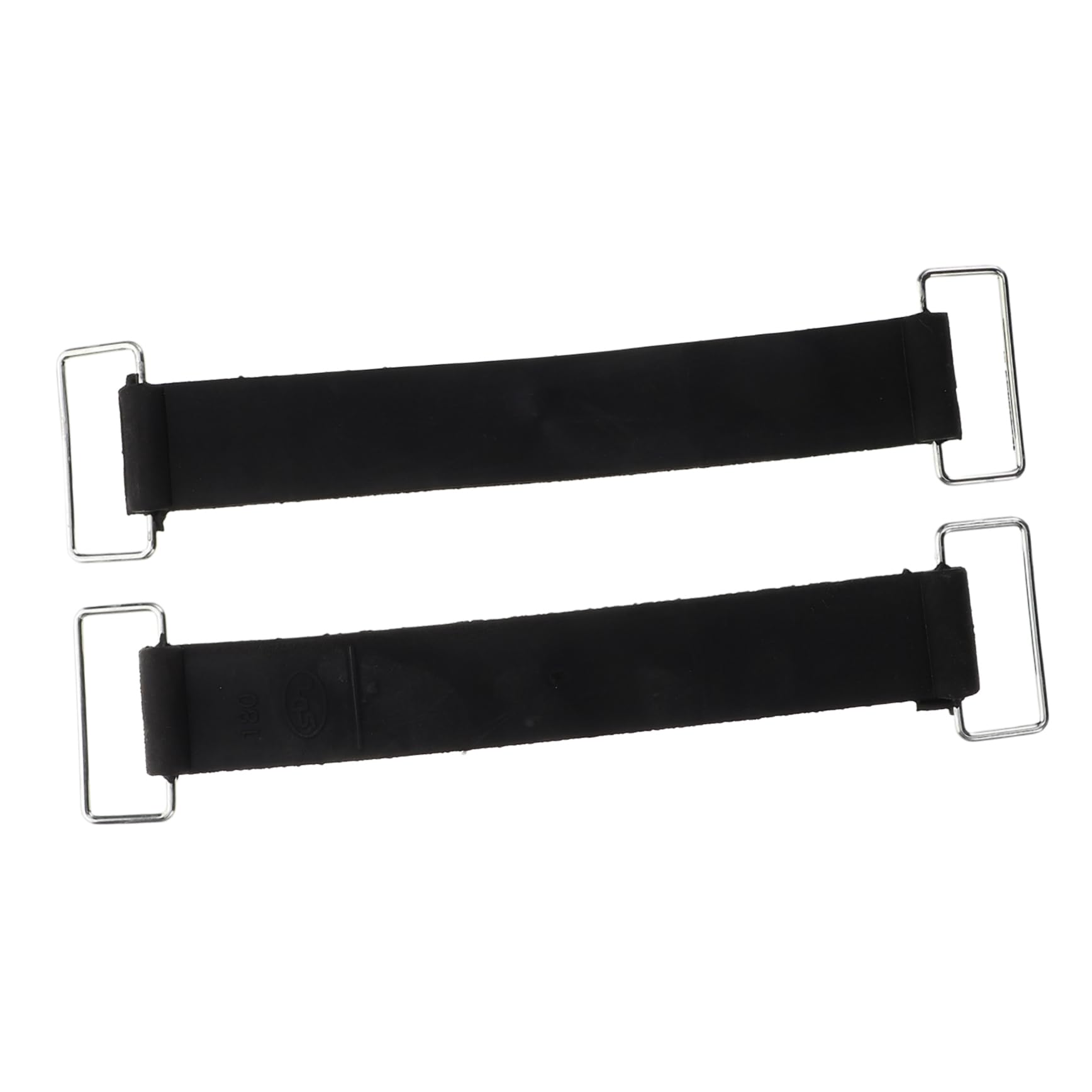 HEALLILY 2pcs Adjustable Battery Tie down Straps Nonslip Rubber Fastening Straps for Motorcycle Heavy Duty Battery Hold down Effortless Installation Stable Hold for Various Models
