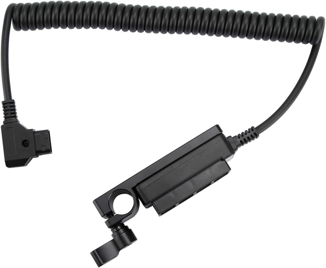 15mm Rod Clamp Cheeseplate Articulated Power Convert Outlet + 15mm Single Rod Clamp Adapter