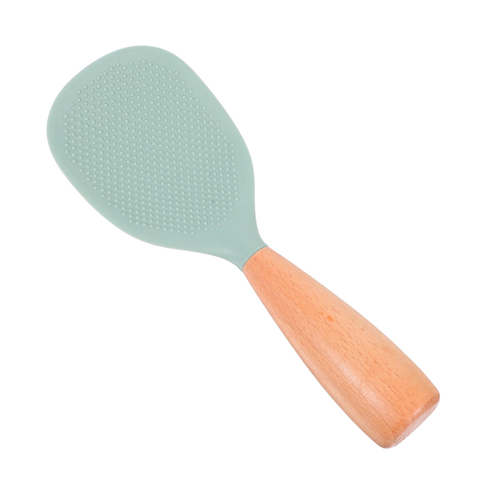 Healifty Silicone Rice Paddle Ergonomic Non Slip Rice Scooper for Easy Serving Reusable Kitchen Utensil for Home and Restaurant Use and Dishwasher