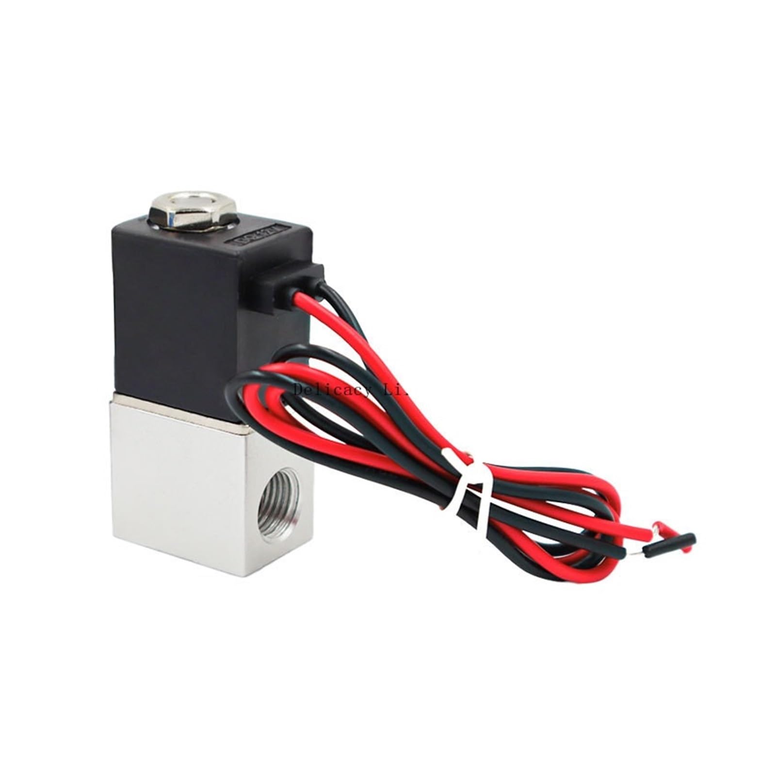 Válvula solenoide de acción directa normalmente cerrada de 1/4 de pulgada 12V