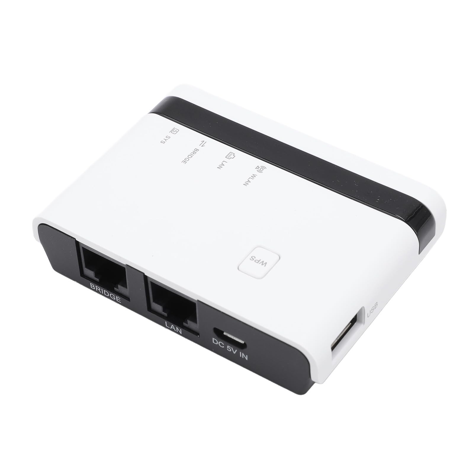 Server Stampante Wireless, Supporto 4 Stampanti per Negozi (Spina europea)