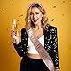 Geburtstag Krone Mädchen Schärpe glitzernde geburtstags schärpe birthday girlSchärpe krone mädchen für Frauen Feiern Party Abschlussball Happy Birthday-Deko für Geburtstagsparty Vorräte-Roségold