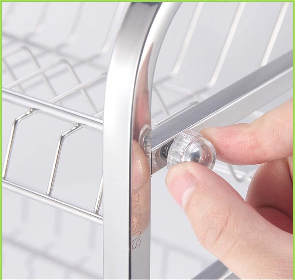 Dish Rack Dish Rack Cutlery Storage Rack Kitchen Supplies 3 Layer Rack Drain Rack B