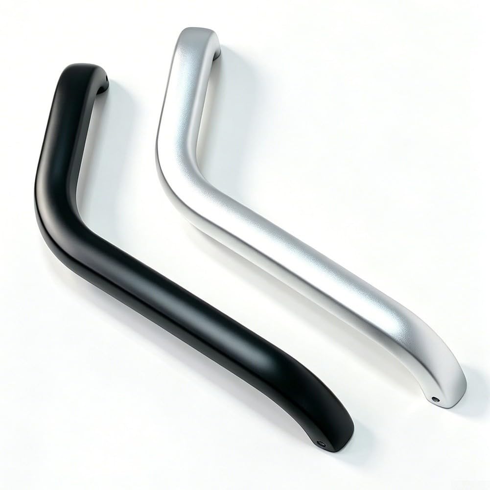 Faltbarer Haltegriff RV Aluminium Einstiegshilfe Schwarz(Silver BSL706-1S)