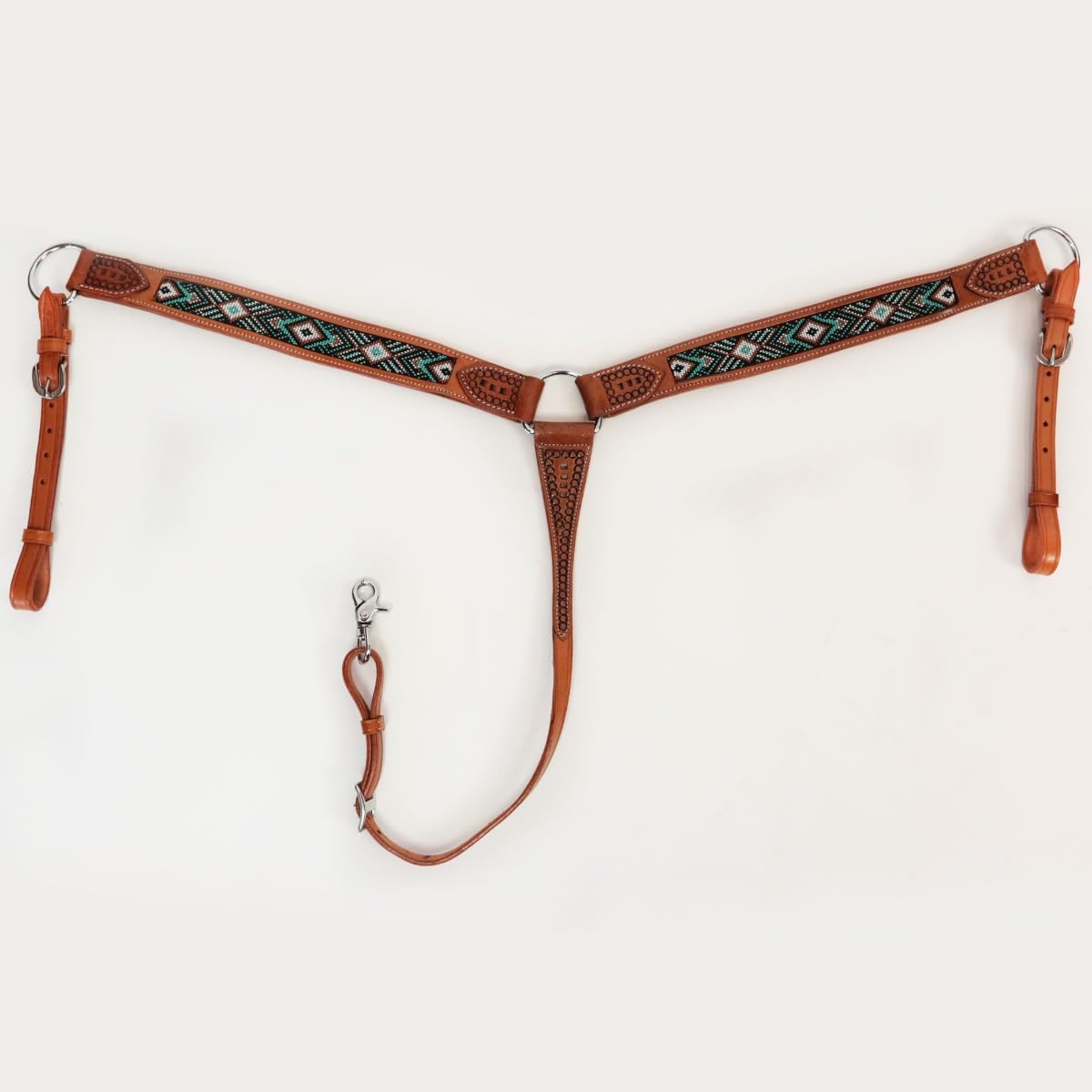 Set Western Silver Horse Big Pearl, Redini, Briglie e Pettorale, Fibbie in Acciaio Inox per Performance e Sicurezza, Perfetto per Hobby Horse, Passeggiate, Competizioni e ogni Situazione Equestre