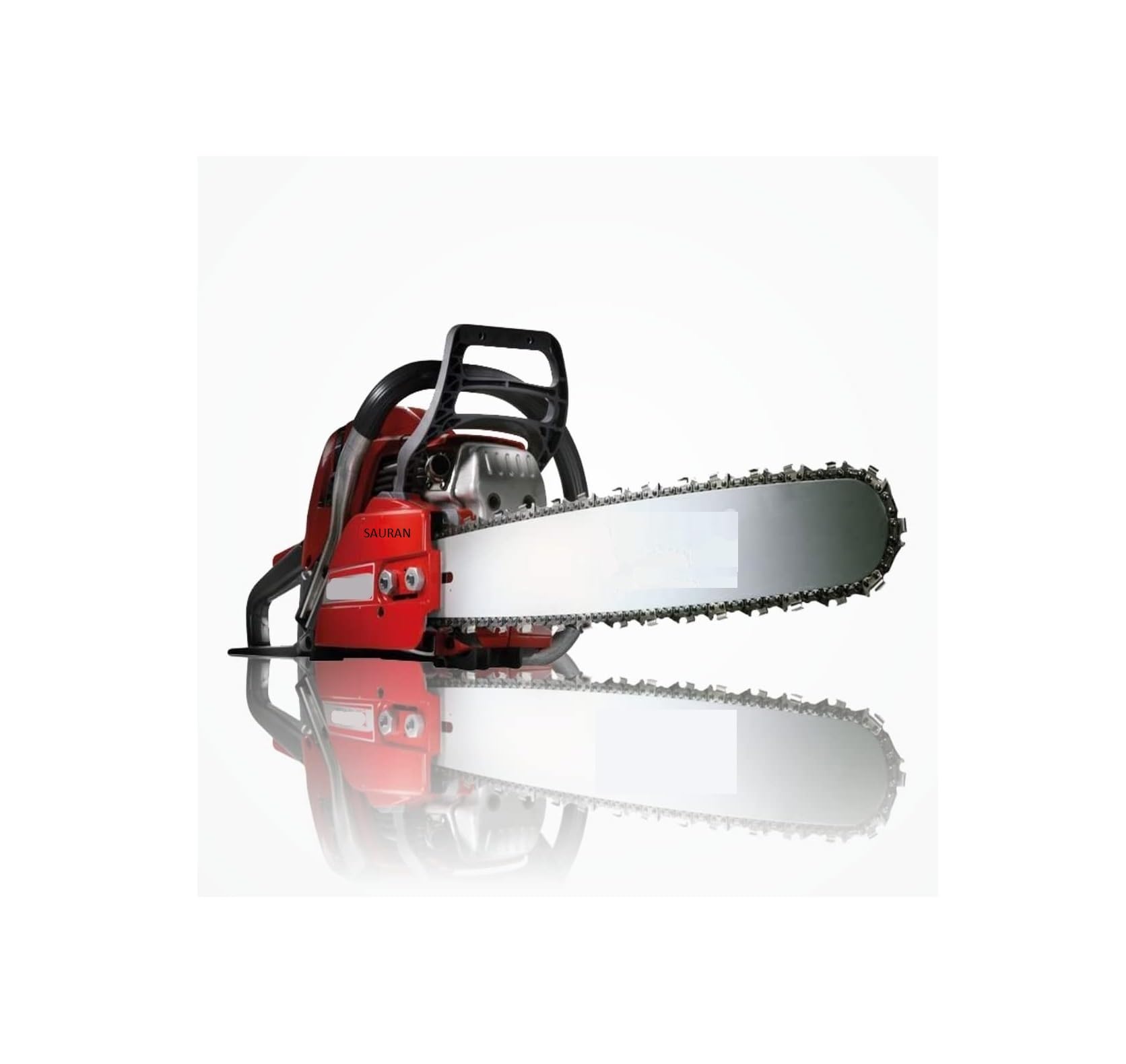 75CC Chainsaw And 22 inch Guide Bar SAURAN Gas-Powered Chainsaw, Red and Black-image-4