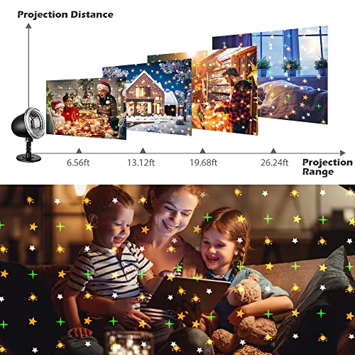 Star Projector, Elec3 Christmas Projector Light Outdoor, Holiday Light Projector With Remote Control And 5 Modes Waterproof Indoor Outdoor Landscape Lights For Bedroom Xmas Holiday Night Party Decor #TOP1