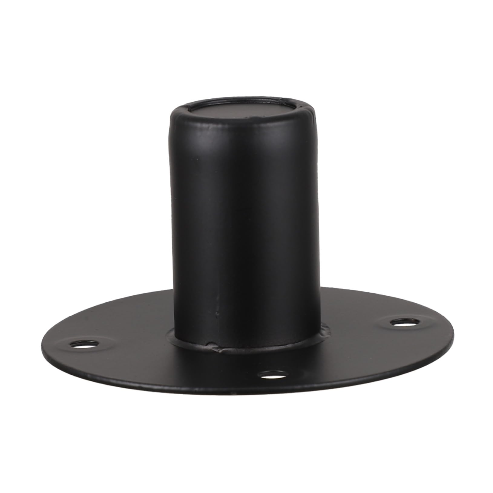 Soporte para Montaje En Altavoz De Hierro 4.25X4.25X2.36 Pulgadas con Tornillos para Fijación Estable Accesorio Profesional para Soportes De Altavoces De Estudio