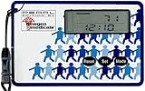 realalt 3dtrisport pedometer Schrittlänge und Körpergewicht einstellbar • 7-Tage-Speicher: für gezählte Schritte, zurückgelegte Strecke, verbrauchte Kalorien und Trainingsdauer • Federleichte 31 g (mit Trageschlaufe und Batterie)