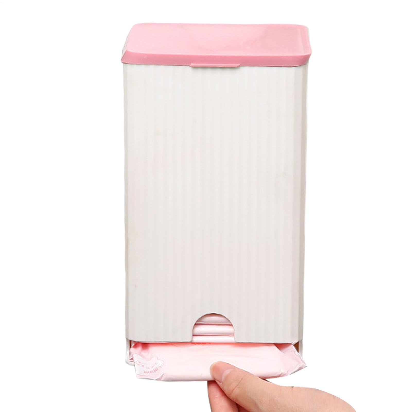 Organizadora Antihumedad Compacta PP 19.5x11.5x11.5cm para Productos Femeninos Papel Higiénico Toallas Sanitarias