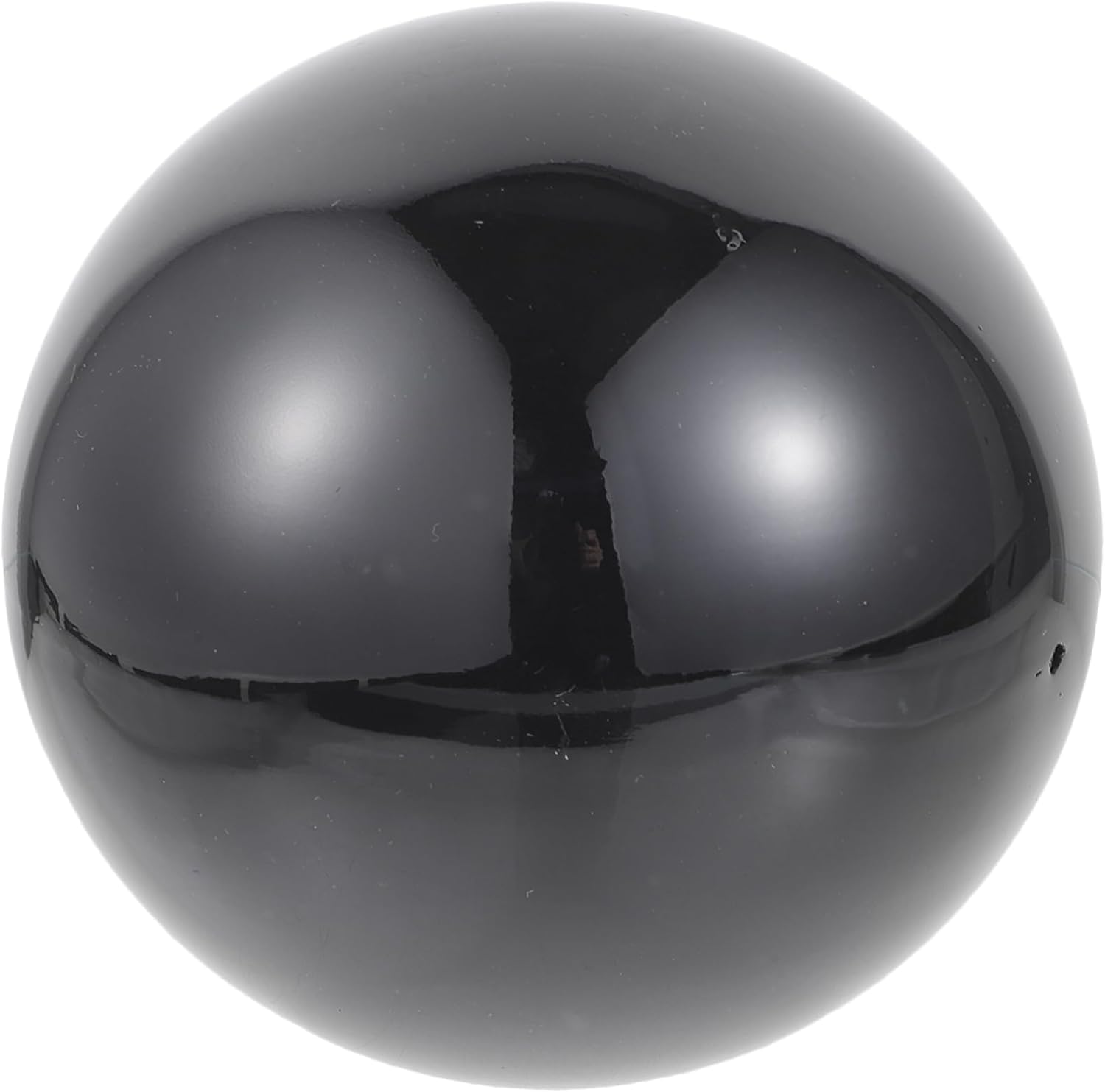 DULAI Mirror Finish Garden Ball,Gazing Balls, Garden Reflective Ball Outdoor Stainless Steel (Color : Black, Size : 300mm)