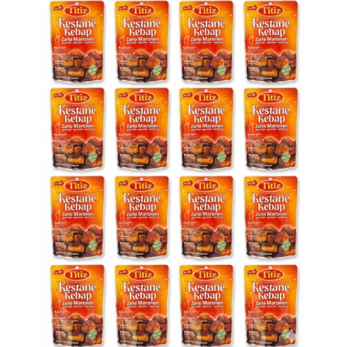 Titiz Zarte Maronen 16x125g: Geschälte & geröstete Esskastanien