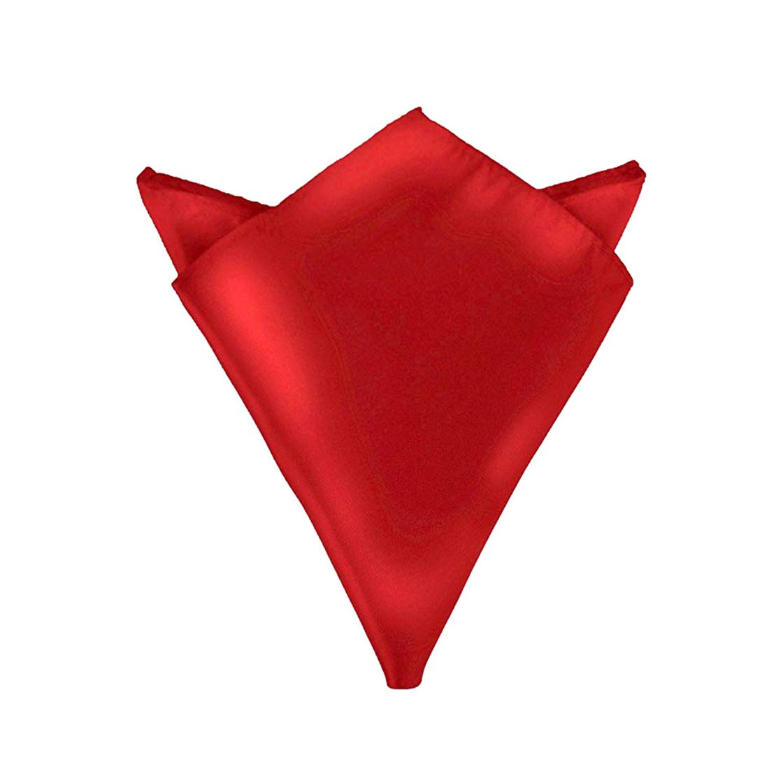 Sorella'z Mens Satin Pocket Square (Red)-image-43
