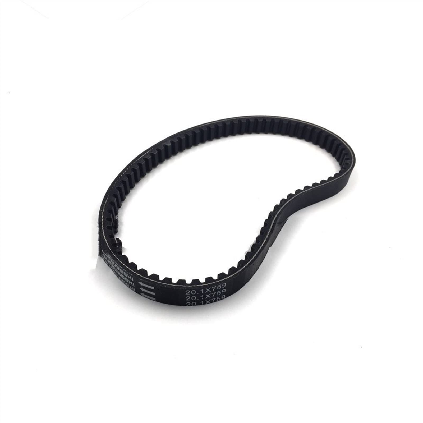 Correa Trapezoidal Correa transmisión Motocicleta CVT 20,1 759 20,1x759 Correa Reforzada para 4 Tiempos para Aire Scooter refrigerado ATV 152QMI GY6 125 CC Caja Larga Correa Transferencia