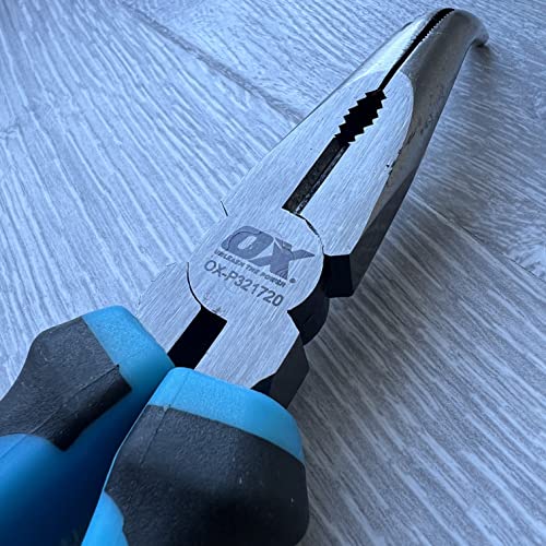 OX Pro Bent Long Nose Pliers - 200mm (8)