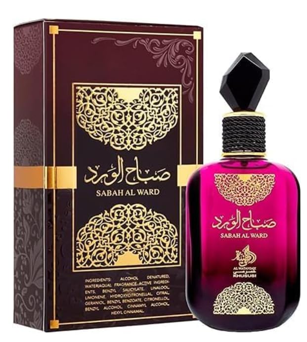 Perfume Arabe Sabah Al Ward Eau de Parfum 100ml - ORIGINAL