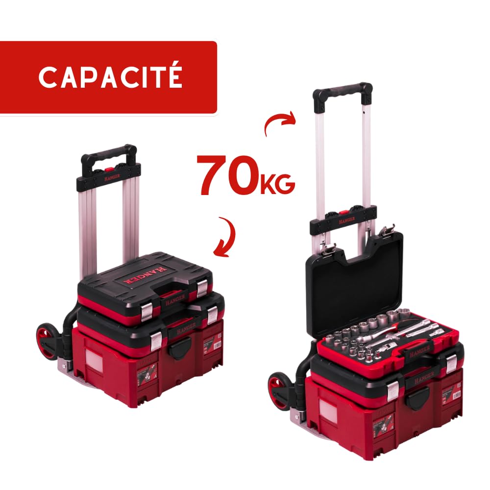 Diable Pliable en Aluminium 70kg - Hanger - 100300