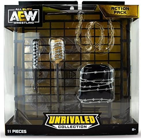 AEW Barbed Wire Wrestling Action Figure Accessory Pack