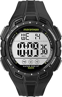 Marathon by Timex Men's TW5K94800 Digital Full-Size Black Resin Strap Watch