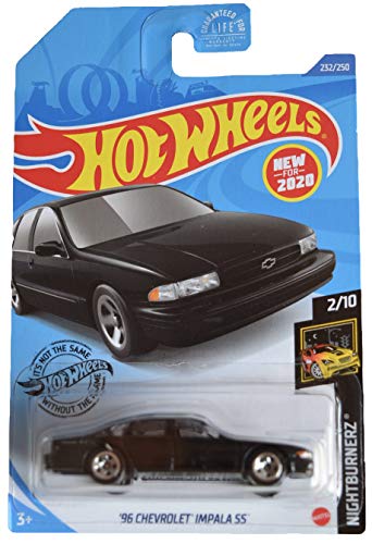 DieCast Hotwheels '96 Chey Impala SS 232/250 [Black], Nightburnerz 2/10 Hawaii 