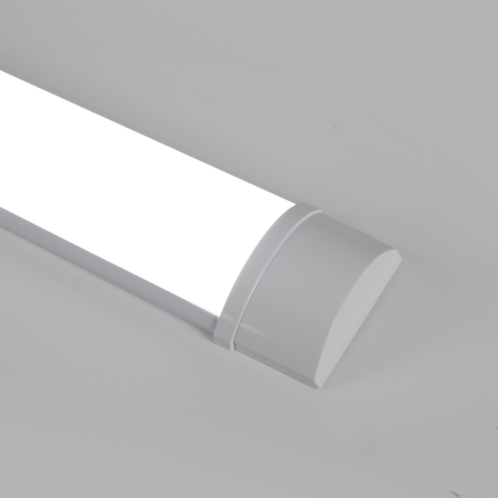 BARCELONA LED - Pantalla led, luminaria de alta potencia - 36W, 120 cm - IP20 Barra LED, regleta para espacios comerciales, oficinas y zonas de alto uso continuo, Blanco Frío
