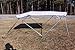 Vortex Direct Gray/Grey Fabric 4 Bow Bimini Top 10' Long, 97-103