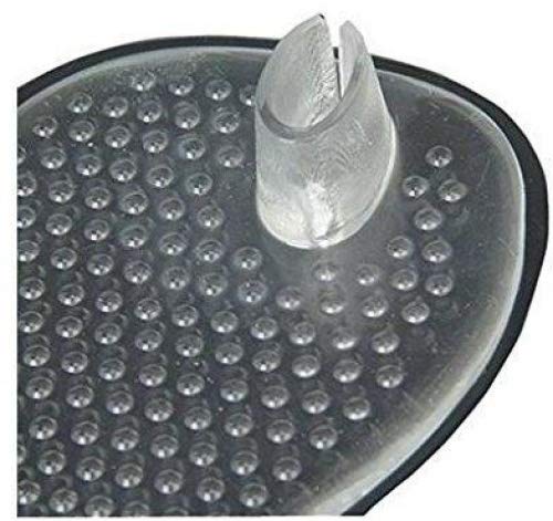 3Pairs Soft Silicone Flip Gel Cushions Pad Toe Protectors for Thong Sandal Flip Flop Gel Inserts Guards Insoles Shoes Grip Pads (Style 1)
