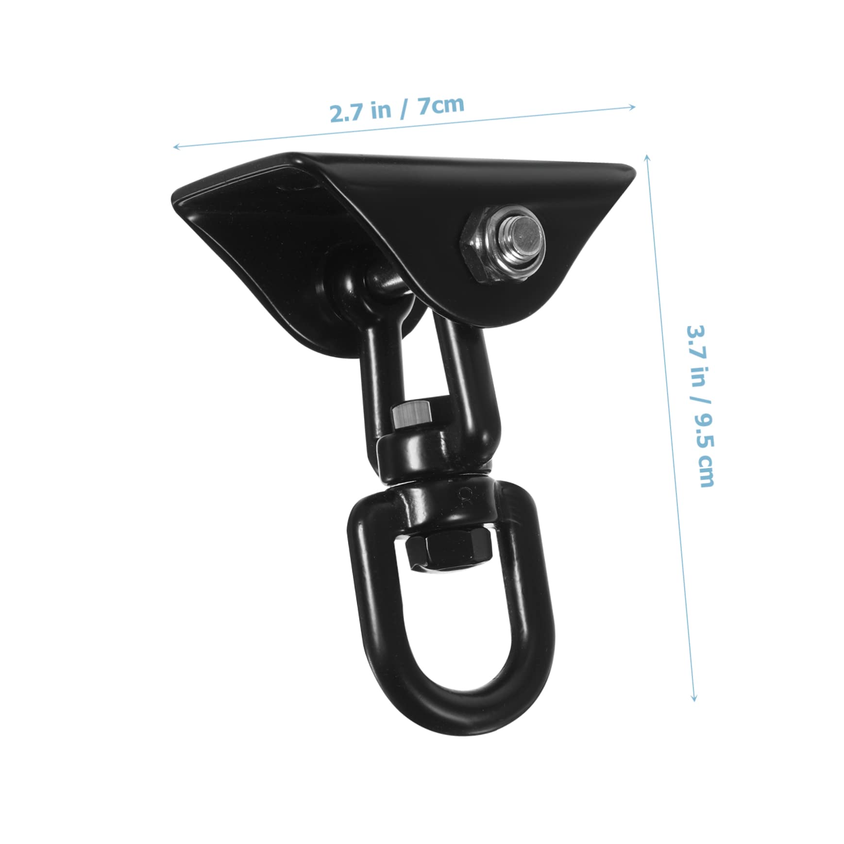 SUPVOX 1set Accessori Per Appendere Amache e Altro Ganci Rotanti Acciaio Inossidabile Moschettoni Resistenti Per Sospensione Facile Di Amache Sedie e Lampade Installazione Rapida e
