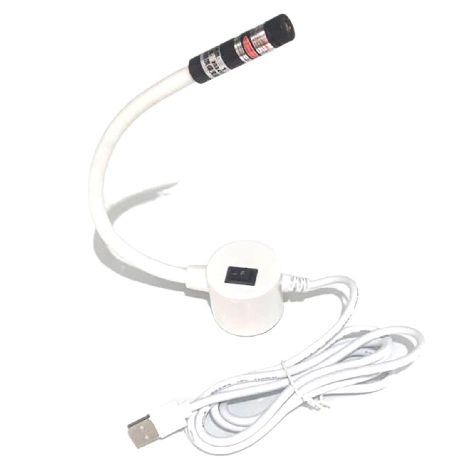 Lumière machine à coudre USB blanche avec positionnement en croix - 8
