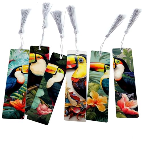Marque-pages toucan exquis pour accompagner votre voyage de lecture en voyage