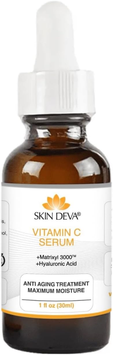 SKIN DEVA Hyaluronic Acid With Vitamin C - For All Types Of Skin - 1 fl oz