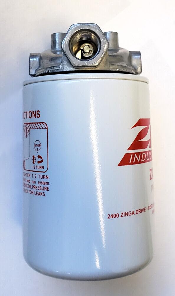 Zinga Filter Assembly - #8 ORB Housing with 10 Micron Filter