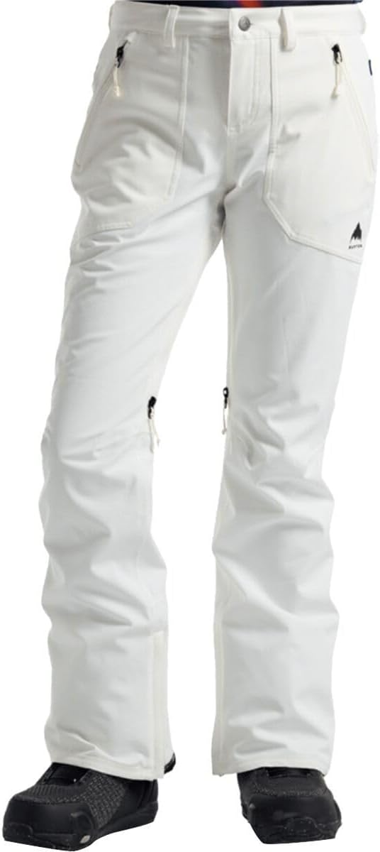Burton Women's Vida 2L Stretch Pants, Stout White, XS
