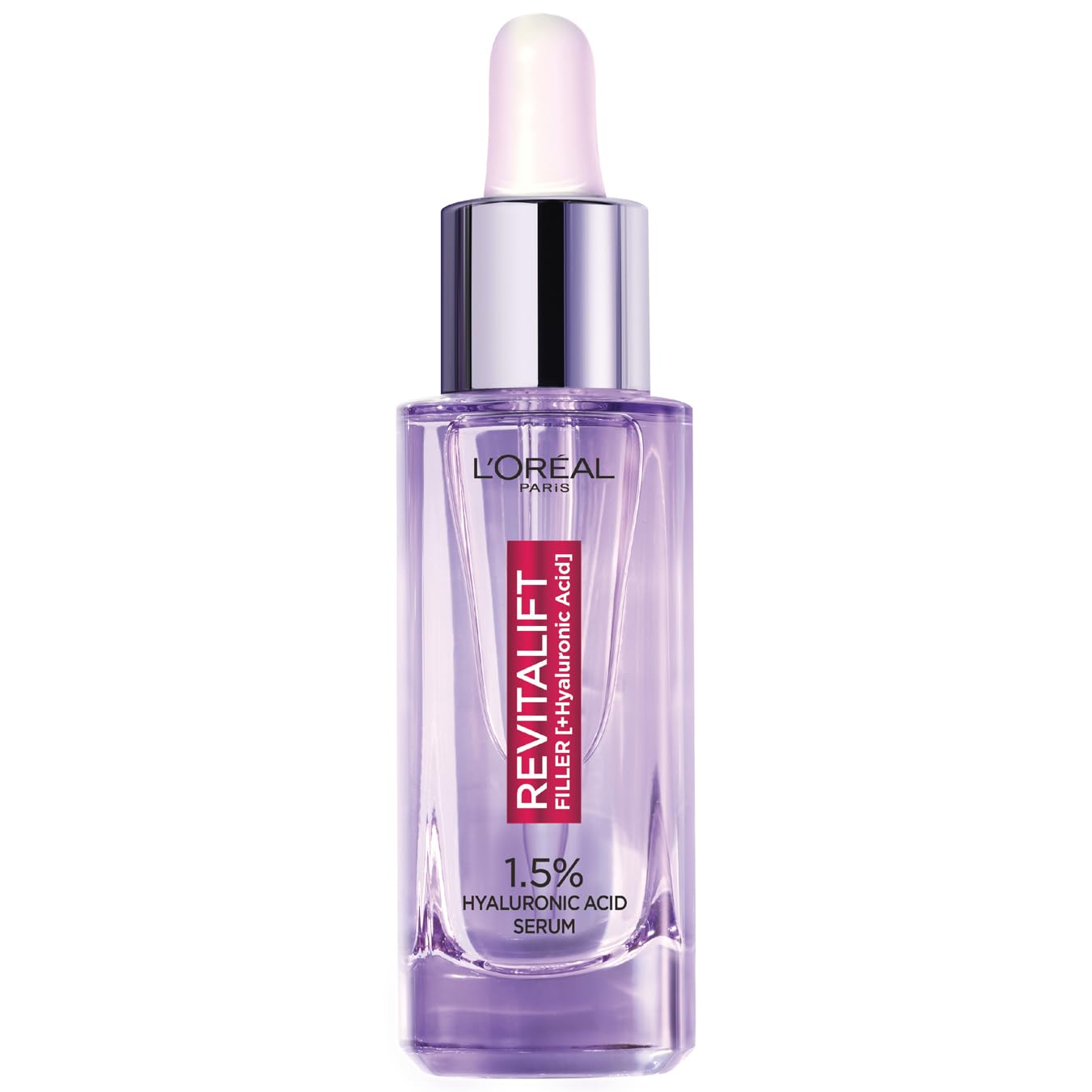L'Oreal Paris Revitalift Filler Hyaluronic Acid Serum [+Hyaluronic Acid], 1.5% Pure Concentrated Hyaluronic Acid Dropper Serum