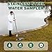 Telescopic Stainless Steel Water Sampler Dipper(3.6ft-9.8ft), 500ml Pendulum Beaker Sampler Ladle, Water Sampling Pole for Lab, Environmental Monitoring, Agricultural