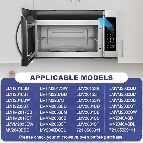 MDX61912701 Microwave Oven Vent Grille with Two 5230W1A003A Filters for LG LMV2031ST, LMH2016ST, 87583, 87587, AP5202555, 2119394, AH3535252, EA3535252, PS3535252 by FBULWSEC - Used condition - Image 2