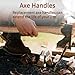 XQSL 2-Pack Axe Handle Replacement, 17in+23.6in Hatchet Handle Replacement, Wood Replacement Handle for Axe Pick Axe