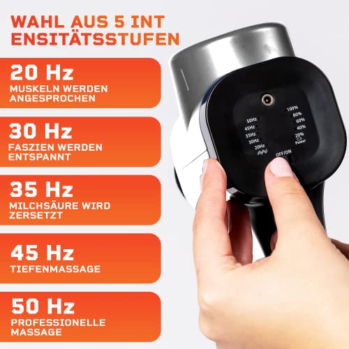 LifePro Massage Gun & Massage Gun Holder (Sold Separately)-Percussion Muscle Massager for Athletes with 8 Massage Heads and 5 Speed Settings-Deep Tissue Back Muscle Extender for Recovery - Thumbnail 7