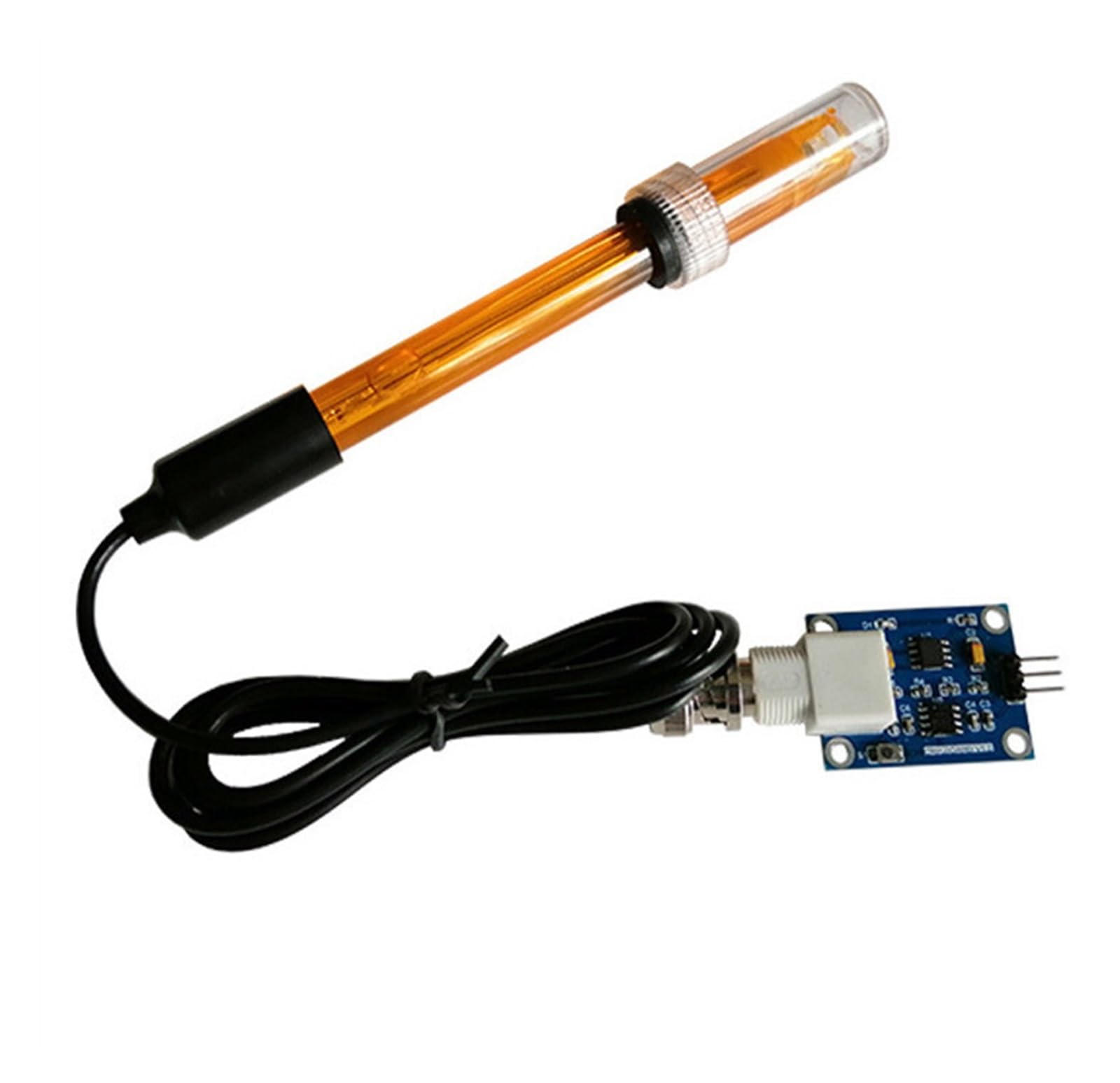 Capteur de niveau e capteur potentiel d'oxydoréduction Électrode ORP Potentiomètre surveillance la qualité l'eau compteur 51/STM32,Haute précision(Only Sensor Module)