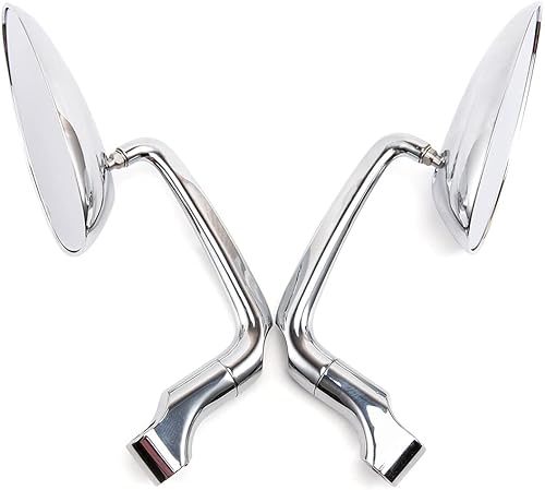 Miniatura 6 de Evomosa Espejo retrovisor universal CNC 0.315 in0.394 in espejo retrovisor lateral retrovisor ajustable