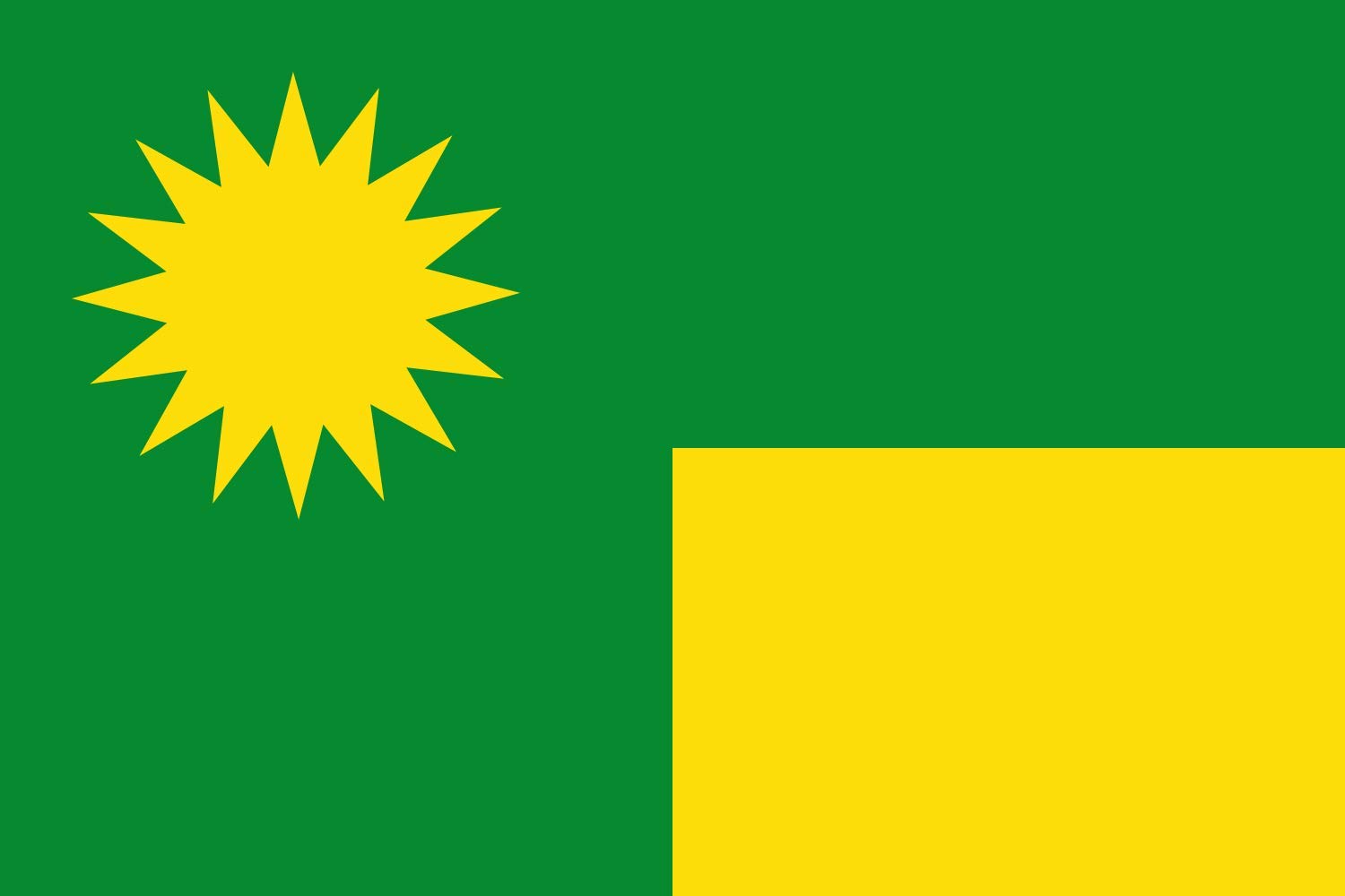 Drapeau XL Chita Boyacá pour décorer vos événements culturels et fêtes associatives